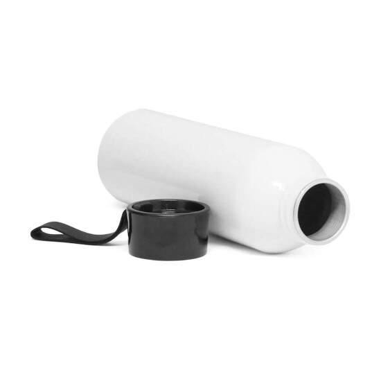 Squeeze de Alumnio Branco Tampa Sport para Sublimao - 650ml