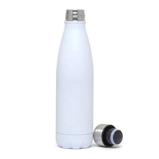 Garrafa Trmica de Inox Branco para Sublimao - 500ml