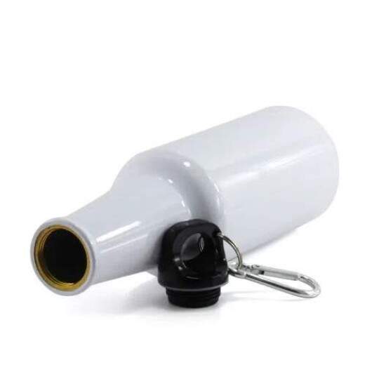 Garrafa Long Neck de Alumnio Branco para Sublimao - 500ml