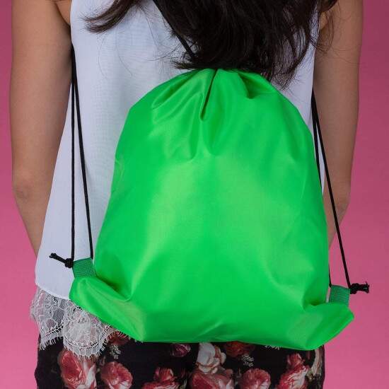 Mochila Saco de Polister c/ Cordo para Sublimao - 34x39cm