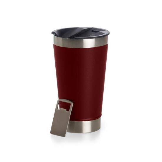 Copo Trmico de Inox Matte com Abridor para Cerveja - 500ml