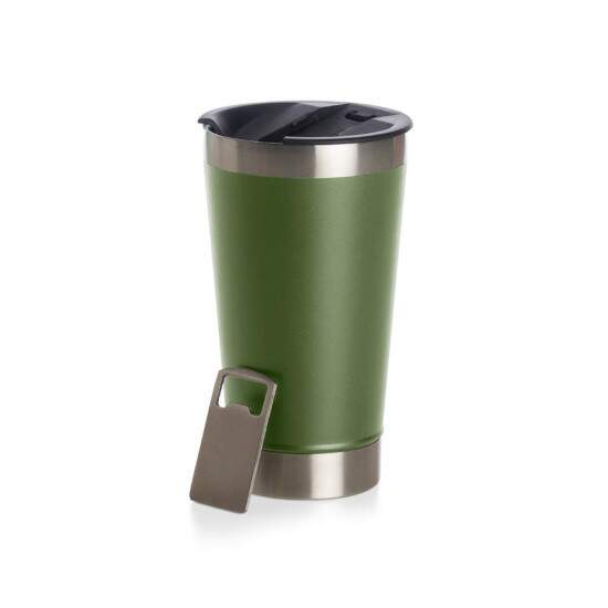 Copo Trmico de Inox Matte com Abridor para Cerveja - 500ml