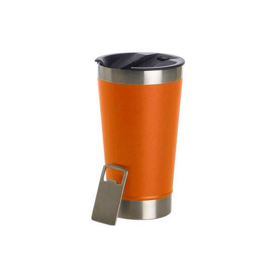 Copo Trmico de Inox Matte com Abridor para Cerveja - 500ml