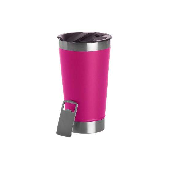 Copo Trmico de Inox Matte com Abridor para Cerveja - 500ml