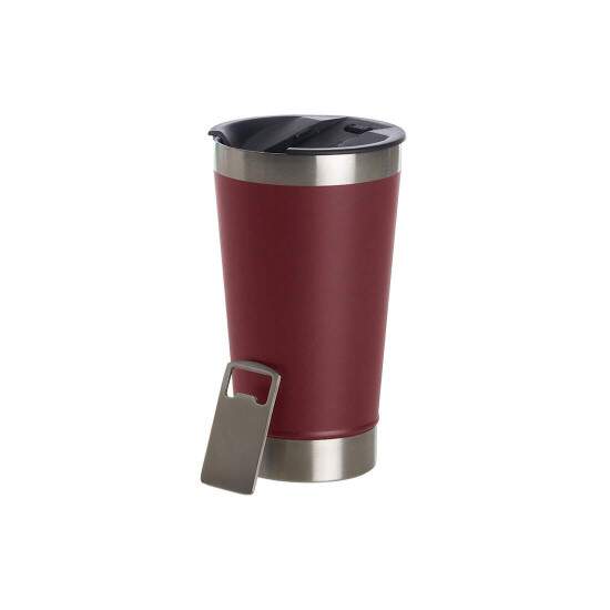 Copo Trmico de Inox Matte com Abridor para Cerveja - 500ml