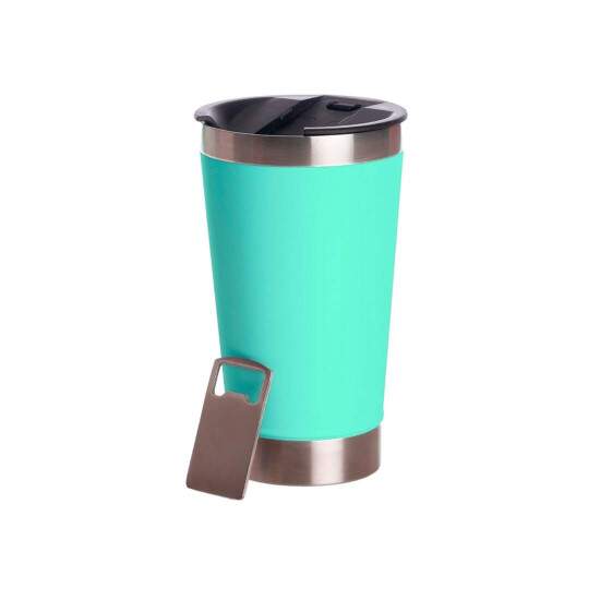 Copo Trmico de Inox Matte com Abridor para Cerveja - 500ml