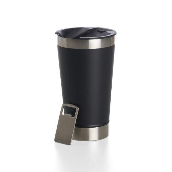 Copo Trmico de Inox Matte com Abridor para Cerveja - 500ml