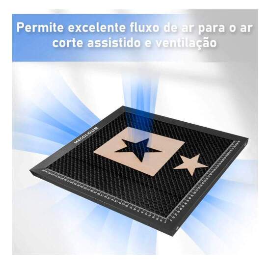 Base de Corte Tipo Colmeia para Mquina de Gravao a Laser M6W/M10W
