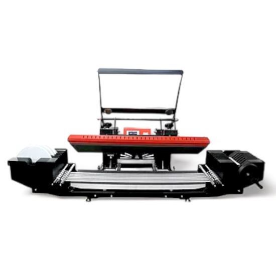 Prensa Trmica Plana 25x100cm para Fitas e Cordes com Rebobinador - 110v/220v
