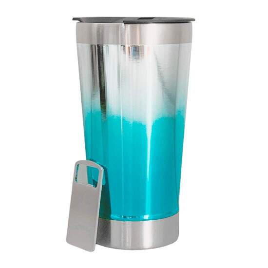 Copo Trmico de Inox Degrade com Abridor para Cerveja - 500ml