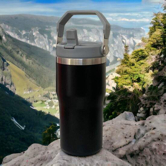 Garrafa Trmica de Inox Matte com Bico para Personalizar - 580ml