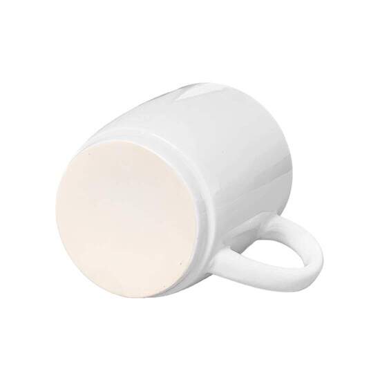 Caneca de Cermica Branca s/ Tampa e Base de Silicone - 325ml