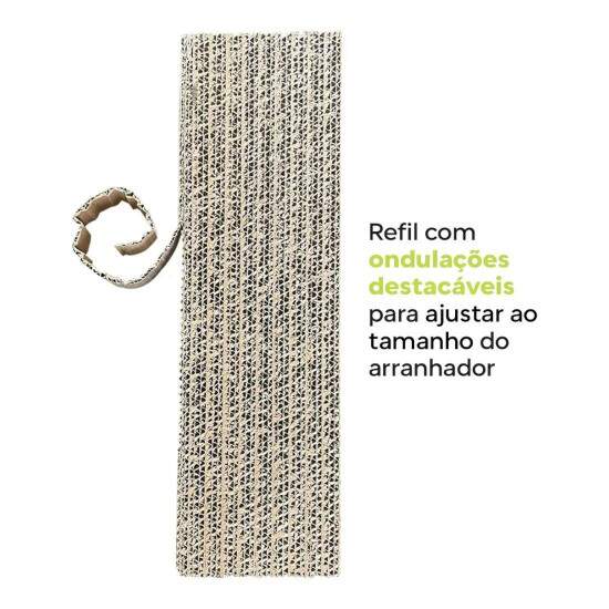 Toca de Papelo com Arranhador Antiestresse para Gatos - 30x45cm