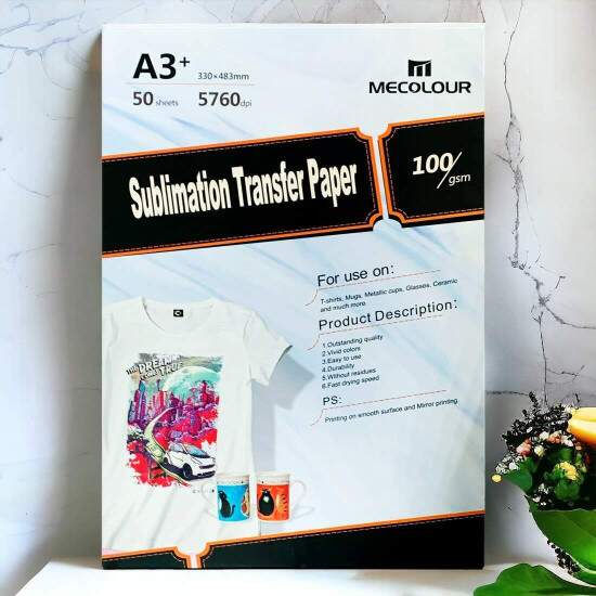 Papel Sublimtico Mecolour A3+ Plus 33x48cm 100g - 100 Folhas