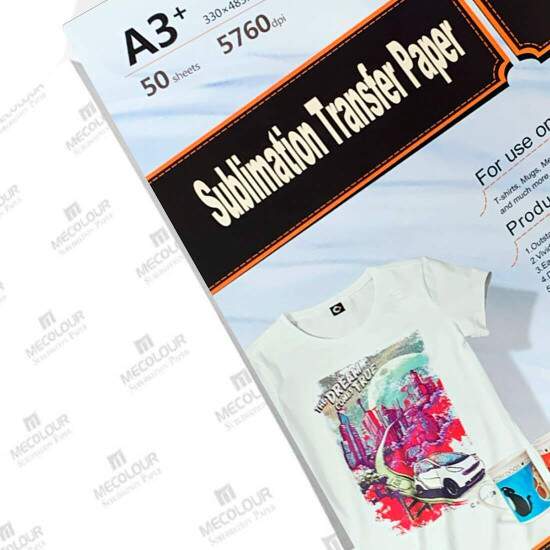 Papel Sublimtico Mecolour A3+ Plus 33x48cm 100g - 50 Folhas