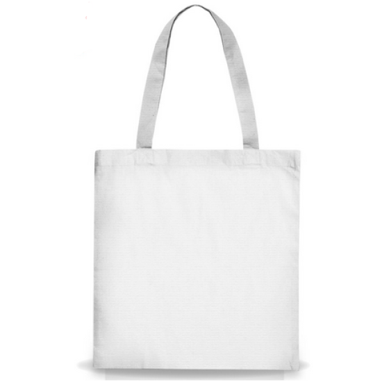 Sacola EcoBag de Tnt e Ala Branca para Sublimao - 30x35cm