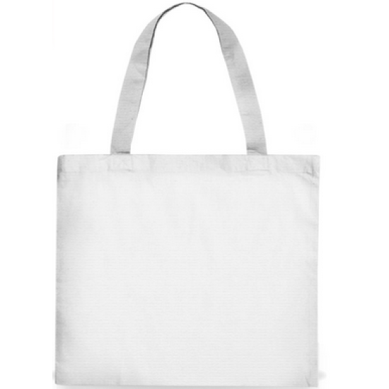 Sacola EcoBag de Tnt e Ala Branca para Sublimao - 25x30cm