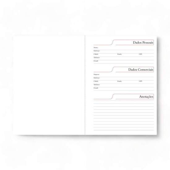 Agenda Diria 2026 com Capa Pet para Sublimao - 14x20cm
