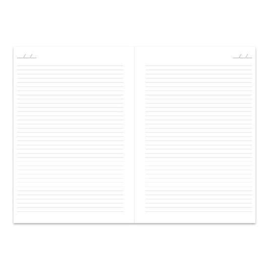 Caderno Mdio Permanente 98 Folhas com Capa Pet para Sublimao - 17x24cm