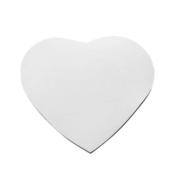 Mouse Pad Corao de Neoprene para Sublimao 22x19cm - 10 peas