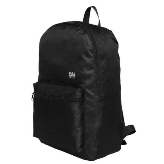 Mochila de Costas Juvenil Full Color Preta Unissex - 30x43cm