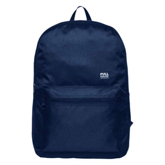 Mochila de Costas Juvenil Full Color Azul Marinho Unissex - 30x43cm