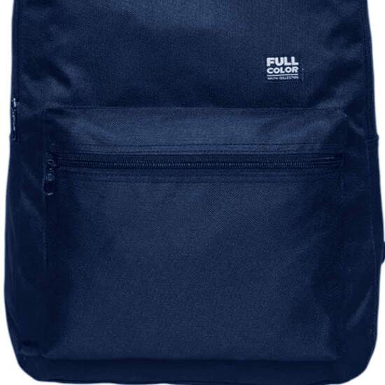 Mochila de Costas Juvenil Full Color Azul Marinho Unissex - 30x43cm
