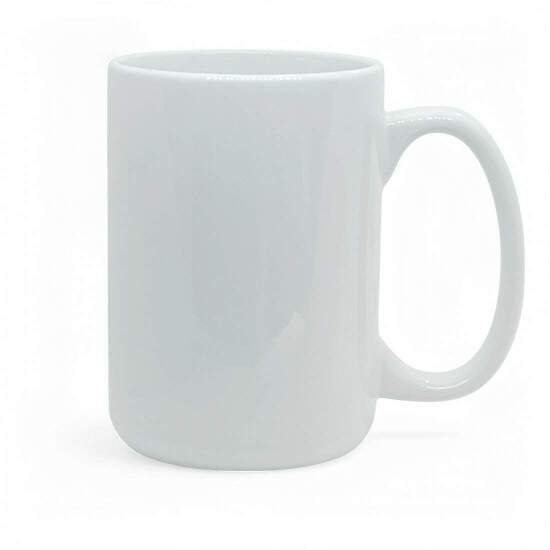 Caneca de Cermica Branca para Sublimao - 400ml