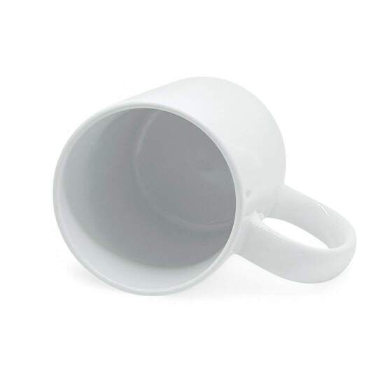 Caneca de Cermica Branca para Sublimao - 400ml