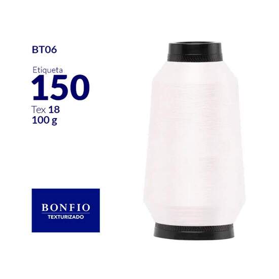 Fio Texturizado Bonfio 150 100g de Alto Rendimento para Overlock
