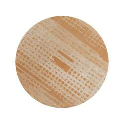 Azulejo de Cermica Redondo Branco Brilhante para Sublimao - 19cm