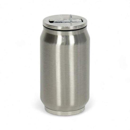 Lata Trmica de Inox Prata para Sublimao - 350ml