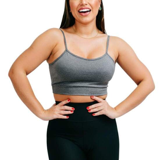Top Fitness Suplex Power com Alcinha Fina e Bojo para Sublimao