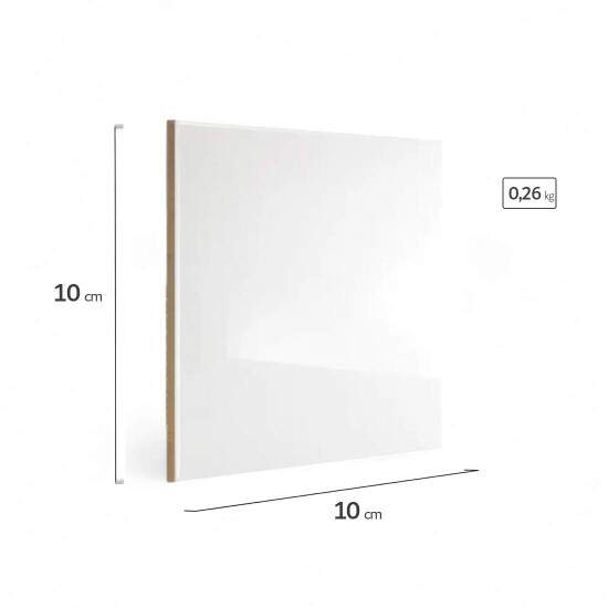 Azulejo Branco Brilhante para Sublimao - 10x10cm