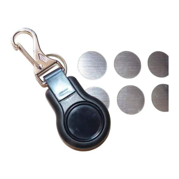 Chaveiro Automotivo com Adesivo Escovado para Sublimao - 4x11cm