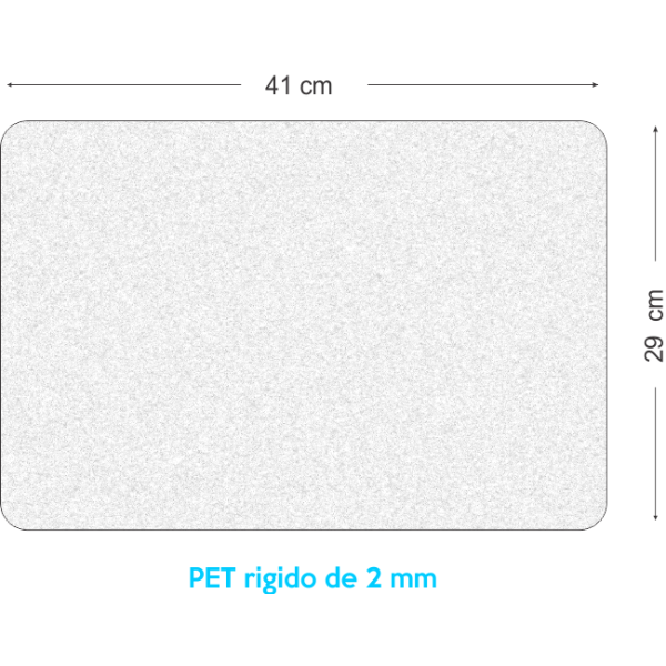 Jogo Americano Em PET Para Sublimao - 29x41 Cm (6 Und)