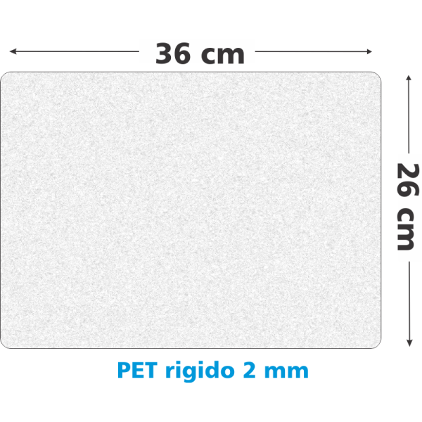 Jogo Americano em PET para Sublimao 26x36cm - 6 ps