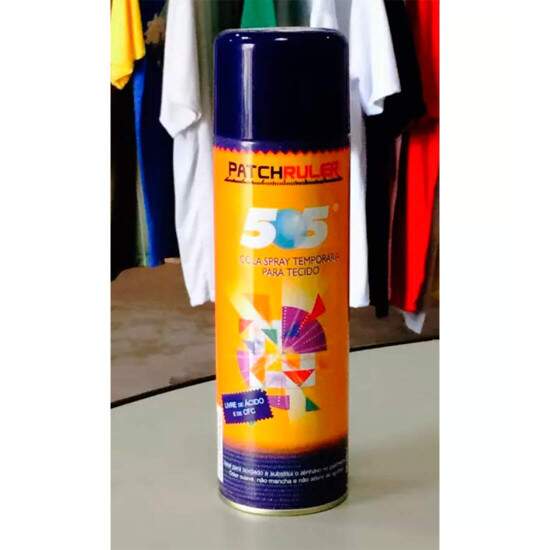 Cola Spray Temporria para Tecidos PatchRuler 505 - 500ml