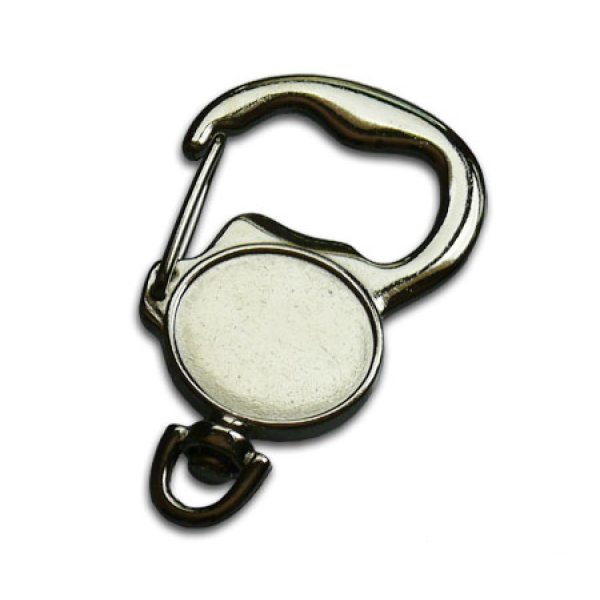 Chaveiro Mosqueto Abridor de Garrafa para Personalizar Adesivo - 37x67mm
