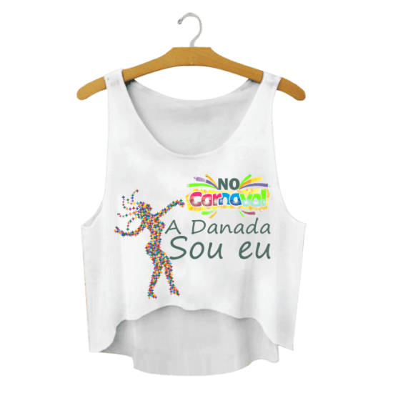 Cropped de Polister para Sublimao
