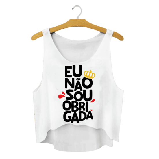 Cropped de Polister para Sublimao