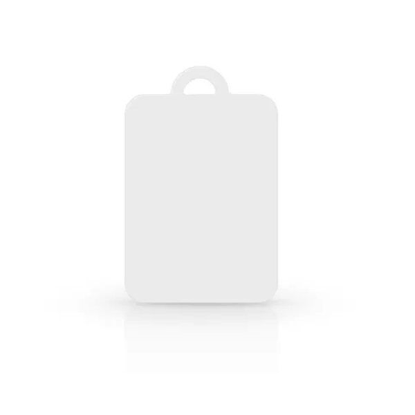 Chaveiro Retangular de Metal para Sublimao - 3,7x2,7 cm