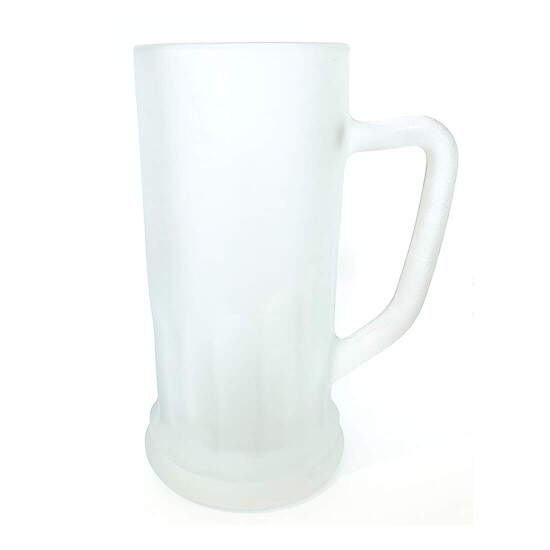 Caneca Chopp de Vidro Jateada para Sublimao - 800ml