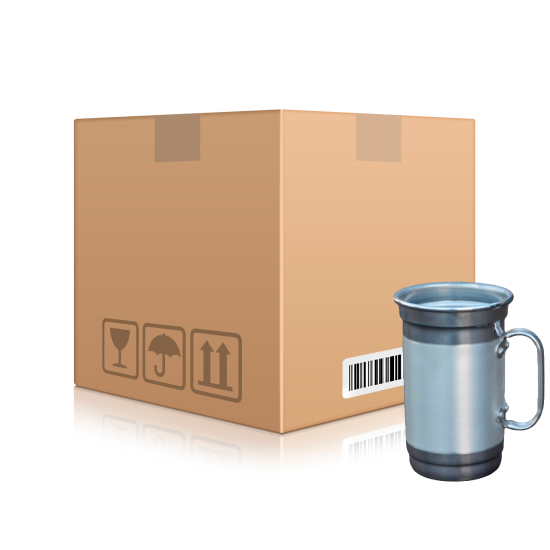 Caneca de Alumnio Para Sublimao 650 ML - CX 50 UNID