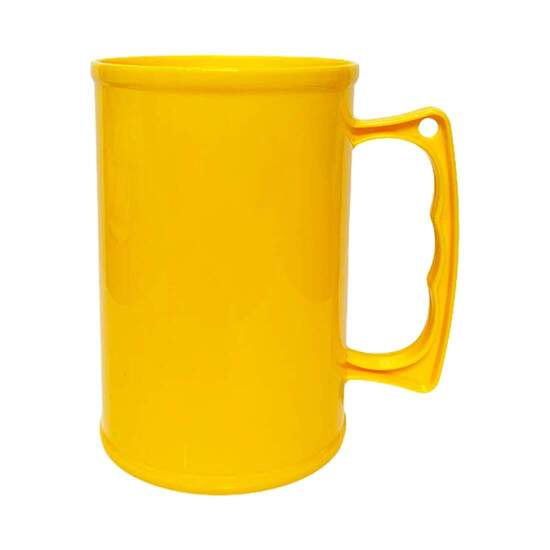 Caneca Chopp de Plstico Leitoso para Transfer - 400ml