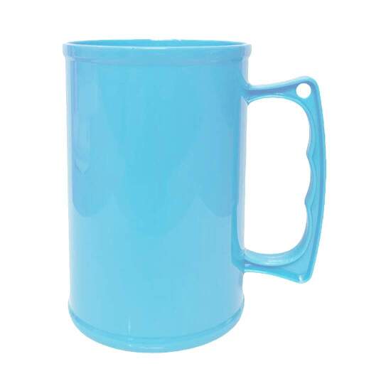 Caneca Chopp de Plstico Leitoso para Transfer - 400ml