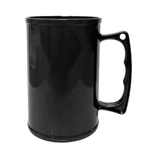 Caneca Chopp de Plstico Leitoso para Transfer - 400ml