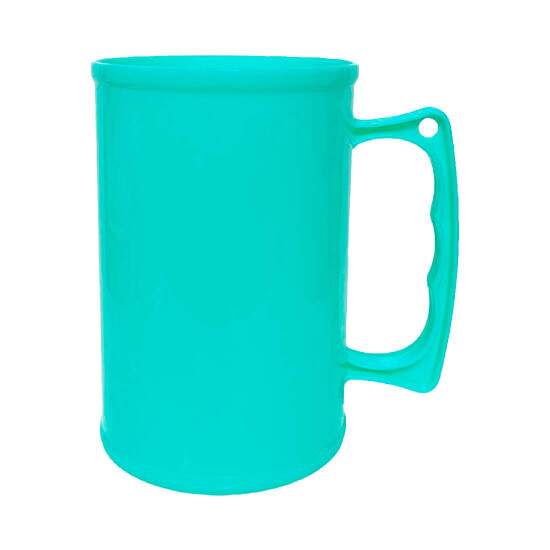 Caneca Chopp de Plstico Leitoso para Transfer - 400ml
