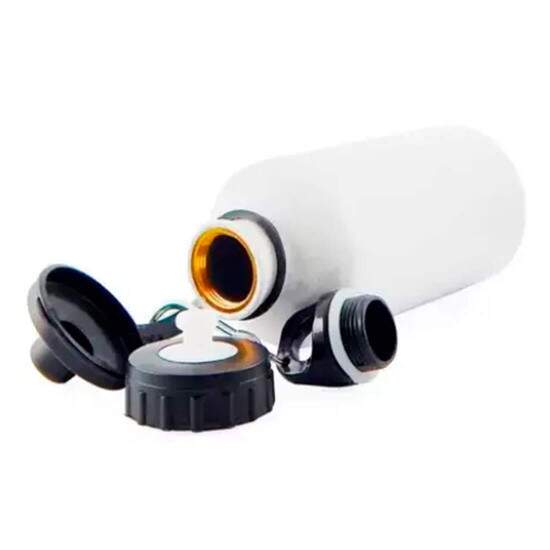 Squeeze de Alumnio Branco 2 tampas para Sublimao - 500ml
