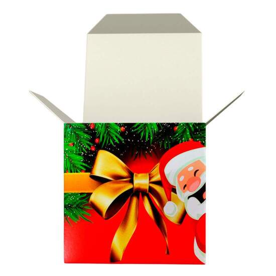 Caixinha Presente Papai Noel Natal para Caneca - 354ml